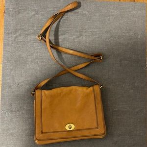J. Crew Caramel Crossbody Bag